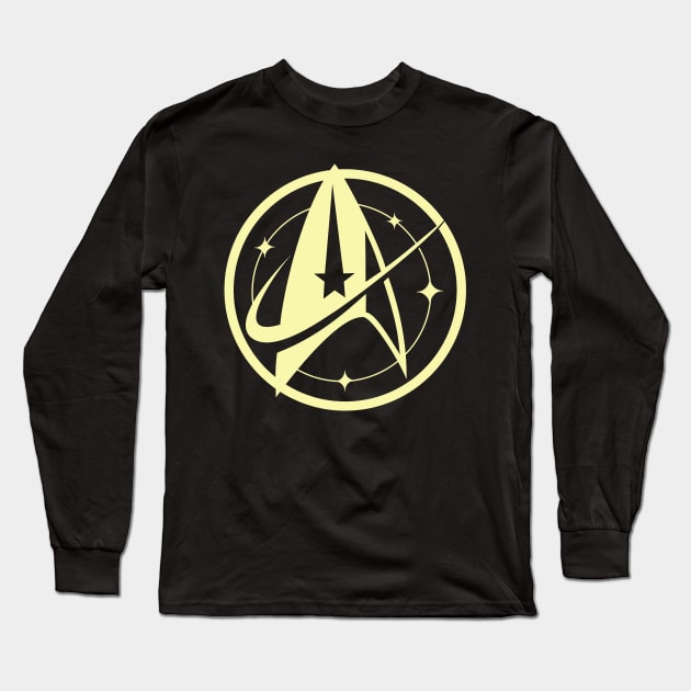 U.S.S. DISCOVERY UFP LOGO Long Sleeve T-Shirt by KARMADESIGNER T-SHIRT SHOP